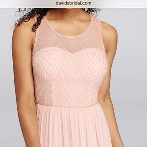 David’s bridal bridesmaid dress.